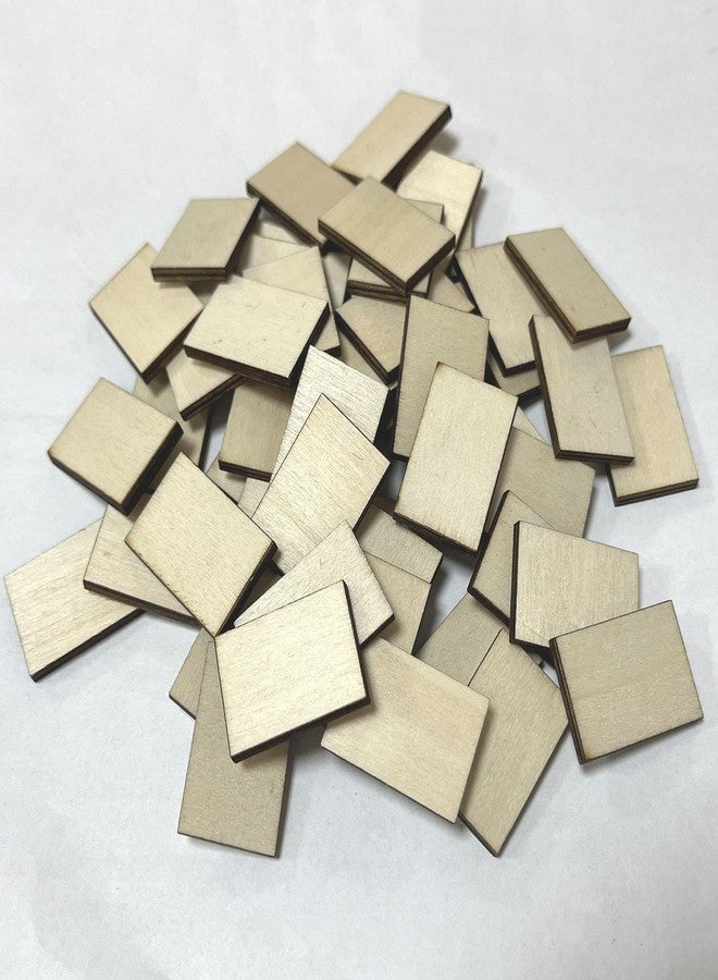 SPANSEE 50 PCS Blank Mini Books, Tiny Wooden Book for Miniature Bookshelf, Miniature Books for Crafts, Miniature Dollhouse Accessories, Creating Your Own Mini Bookish Projects - Image 1